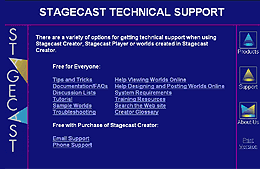 Stagecast templates